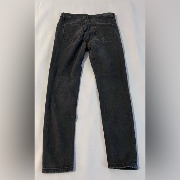 Express Women’s Mid Rise Skinny Stretch Black Jeans‎ Size 8R - Picture 10 of 12
